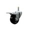 Service Caster 3'' Hard Rubber Wheel Swivel 7/16'' Grip Ring Stem Caster Total Lock Brake SCC-GRTTL20S314-HRS-716138 - alternate 1